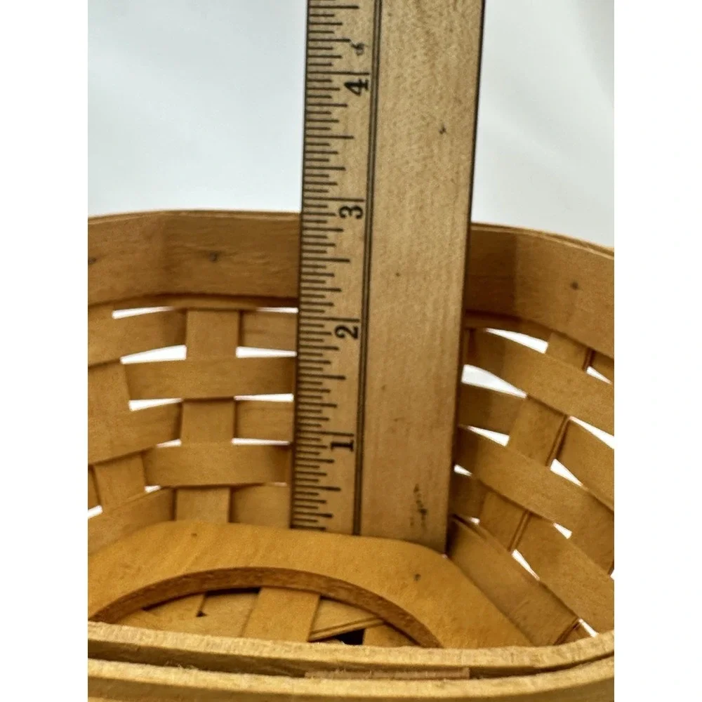 2002‎ Longaberger Hexagon Basket with Plastic Protector – 6
